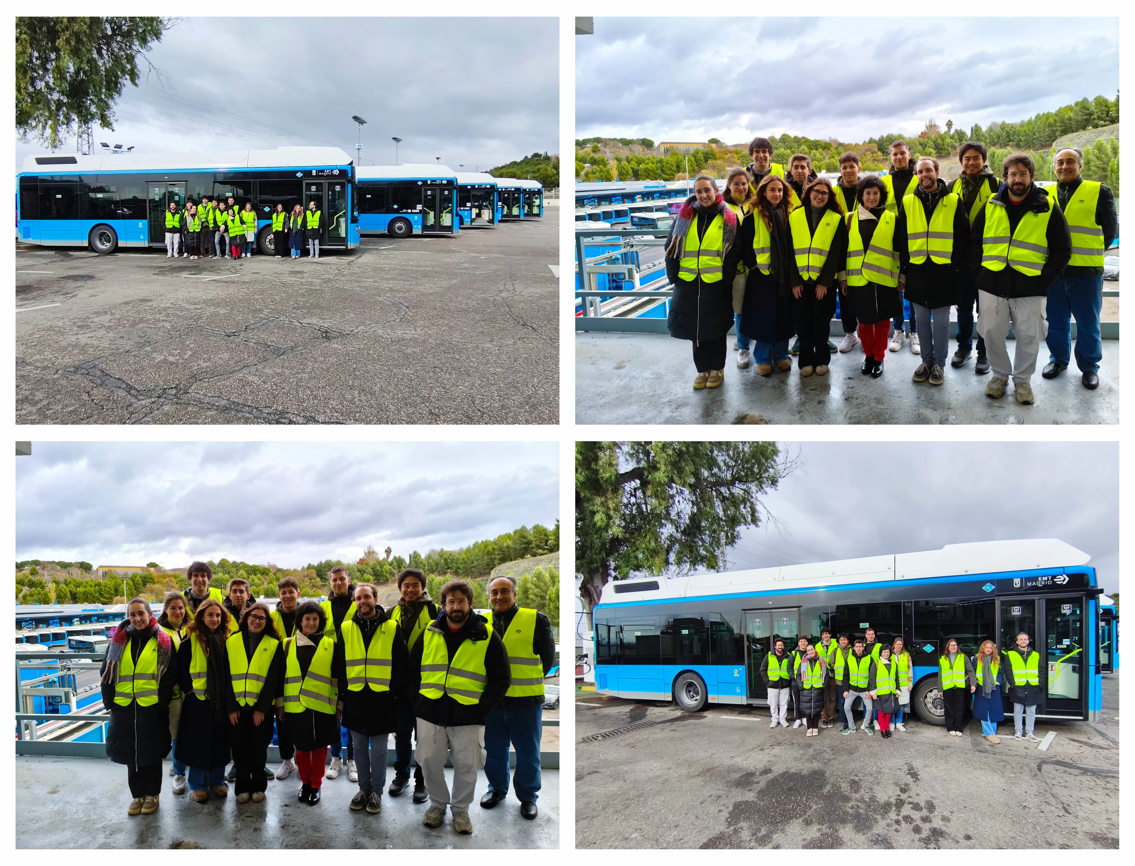 ACTIVIDAD FORMATIVA DEL GRUPO PICOHIMA EN EL CENTRO DE OPERACIONES DE HIDRÓGENO DE LA EMT DE MADRID