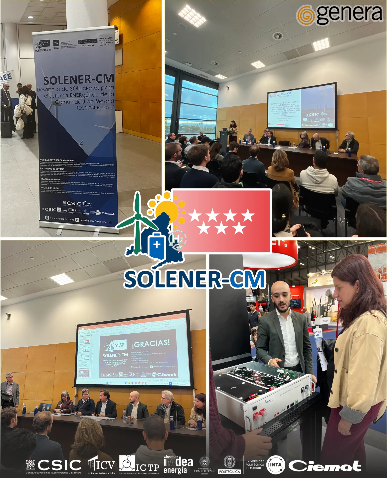 SOLENER-CM, presente en GENERA 2025